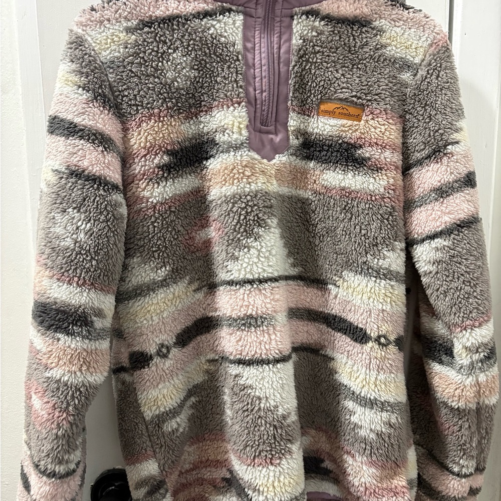 Simply Southern Multicolor Sherpa Jacket